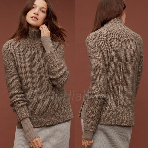 🎉HOST PICK🎉 CREAM Aritzia The Group By Babaton Plumwood Turtleneck XS - Picture 2 of 13